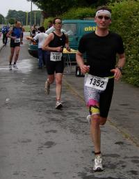 Euer Webmaster bei Lauf-Km 11