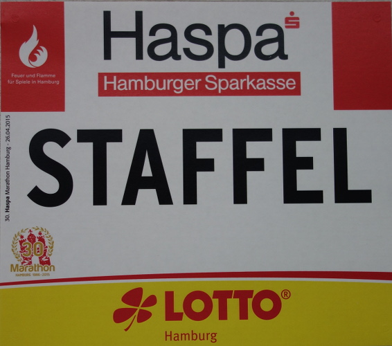 Rückseitige Startnummer