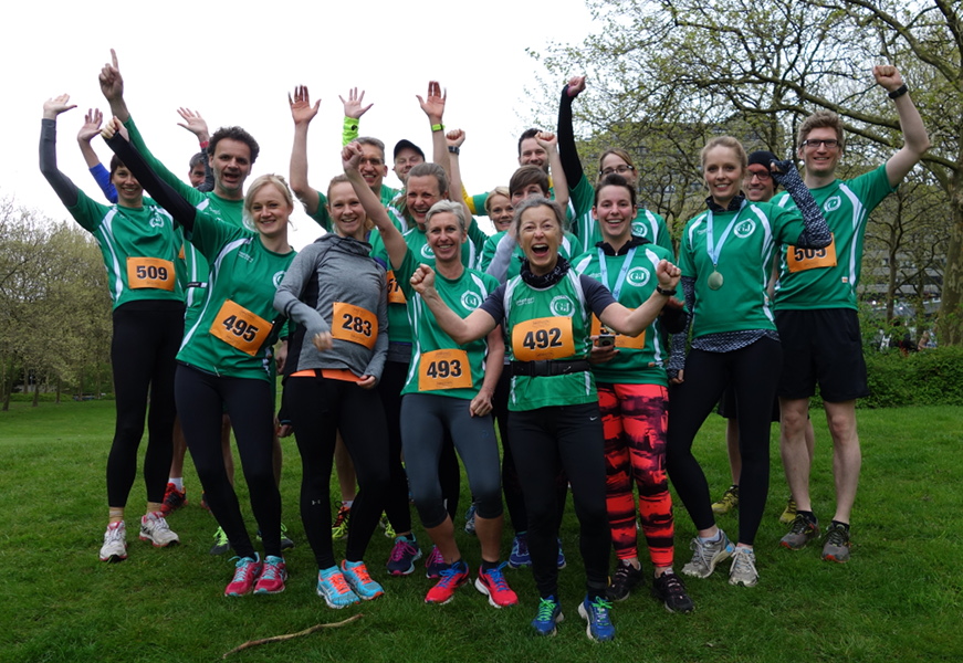 Unsere Truppe beim City Nord Lauf