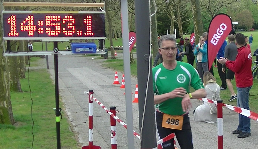 Zieleinlauf (Foto H. Sickart)