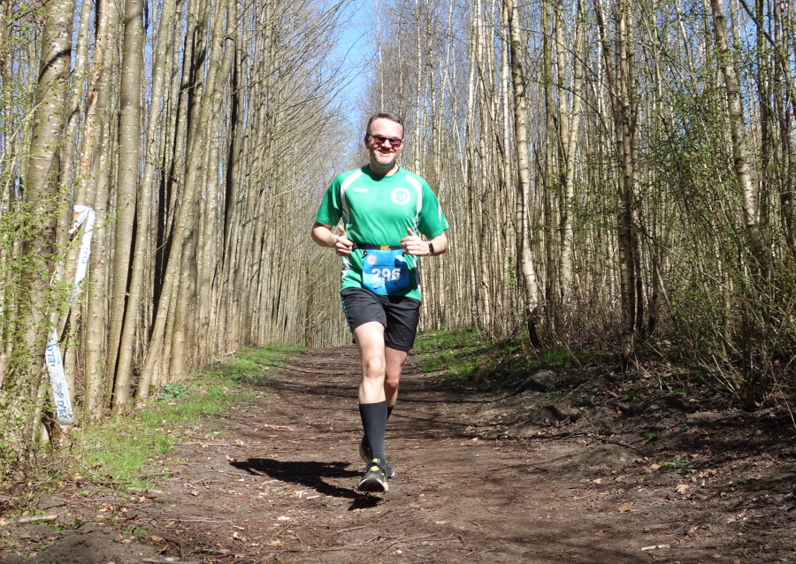 Danny auf der Trailpassage